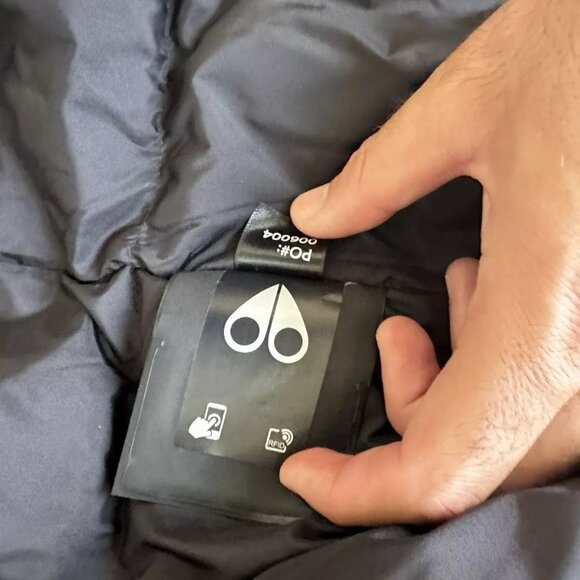 Moose Knuckles Men's Army Green W/Ivory Saint-Ulric Down Parka, Size Large - Picture 5 of 15